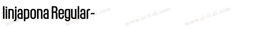 linjapona Regular字体转换 linjapona Regular字体转换